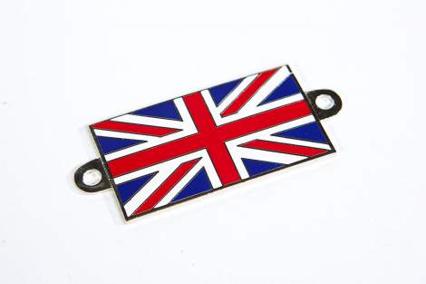 Union Jack-Emailleschild