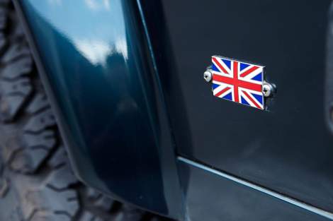 Union Jack-Emailleschild