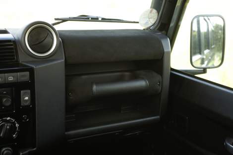 Armaturenverkleidung, Leder - Defender