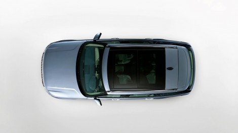 Abschlussblenden, schwarz, Panoramadach (SWB)- Range Rover