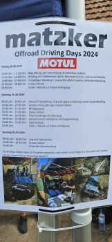 Anmeldung Matzker Offroad Driving Days 2025