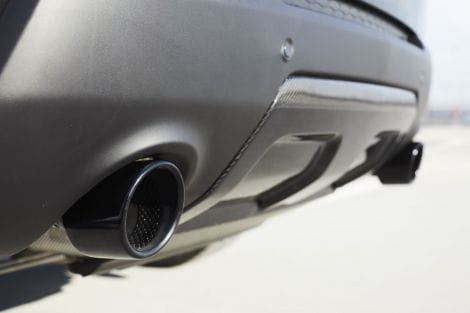 Endrohrblenden, Ultimate Black, Ø 100 mm – Range Rover Sport