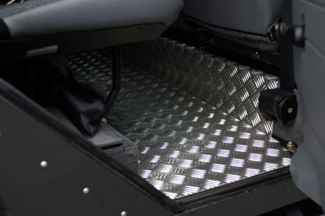 Leichtmetall-Auskleidung, hinten – Defender