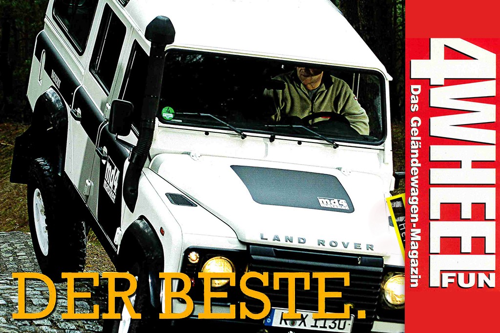 4WEEL FUN Sonderdruck: Der beste. Matzker Defender md4 Dessert- Bester im Supertest