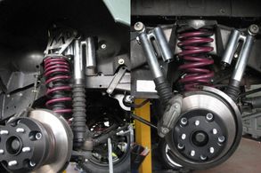 Rallye Kit, Montagesatz für Doppelstoßdämpfer - Defender