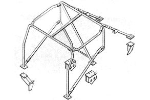Rallye-Sicherheitskäfig - Defender