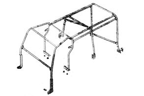 Sicherheitskäfig Camel Trophy - Defender 90/110