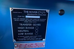 Land Rover Serie I 109 Radio Road Service RHD