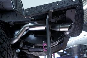 Edelstahl-Abgasanlage - Defender