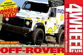 4WEEL FUN Sonderdruck: Super Rallye- Defender mit 220 PS