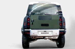 New Defender Reserveradhalter Aluminium-Abdeckung