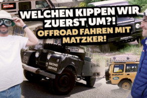 Welchen kippen wir zuerst um - Offroad fahren mit Matzker