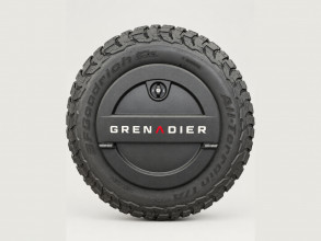 Reserveradabdeckung mit Staufach - Ineos Grenadier