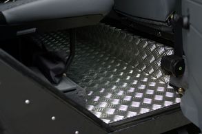 Leichtmetall-Auskleidung, hinten – Defender